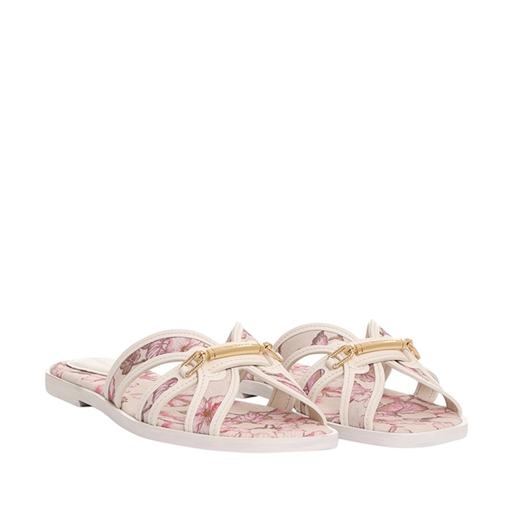 🌺🆕 ZIMMERMANN Prisma Slide Coral Hibiscus SZ 37